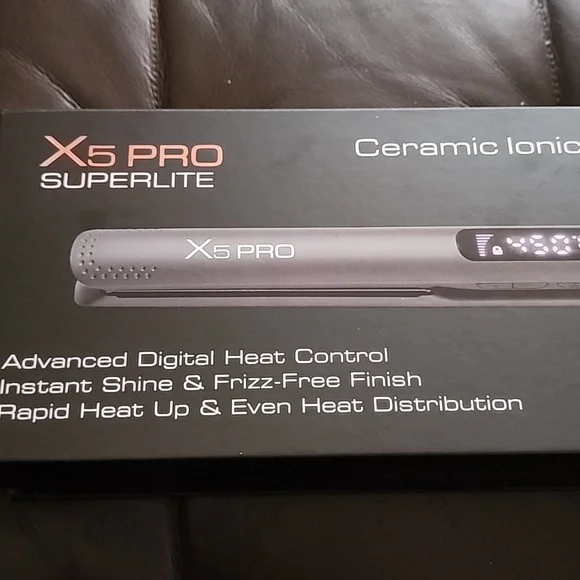 Brand New X5 Pro Superlite1' Ceramic Ionic Nano Flat Iron Hair Straightener